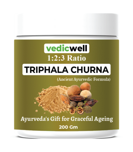 Ayurvedic Triphala Powder — Authentic 1:2:3 Formula, Hand-Crushed (200g)