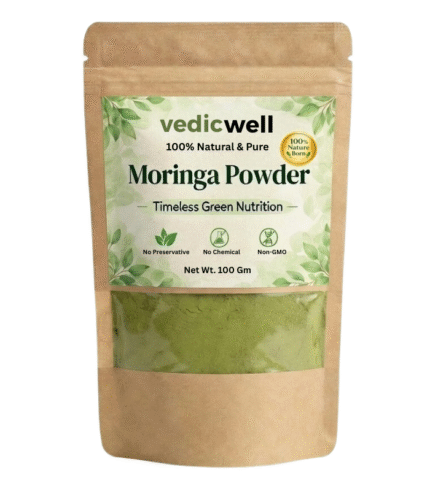 Vedicwell Moringa Powder – Timeless Green Nutrition (100gm)